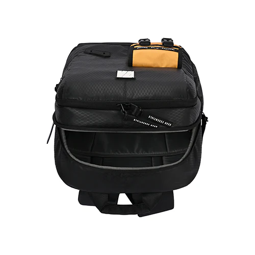 Hipster 31L anti theft water resistant backpack (Black-Yellow) - Image 5