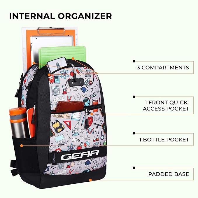 Invent Backpack 19″ Boys (Black) - Image 3