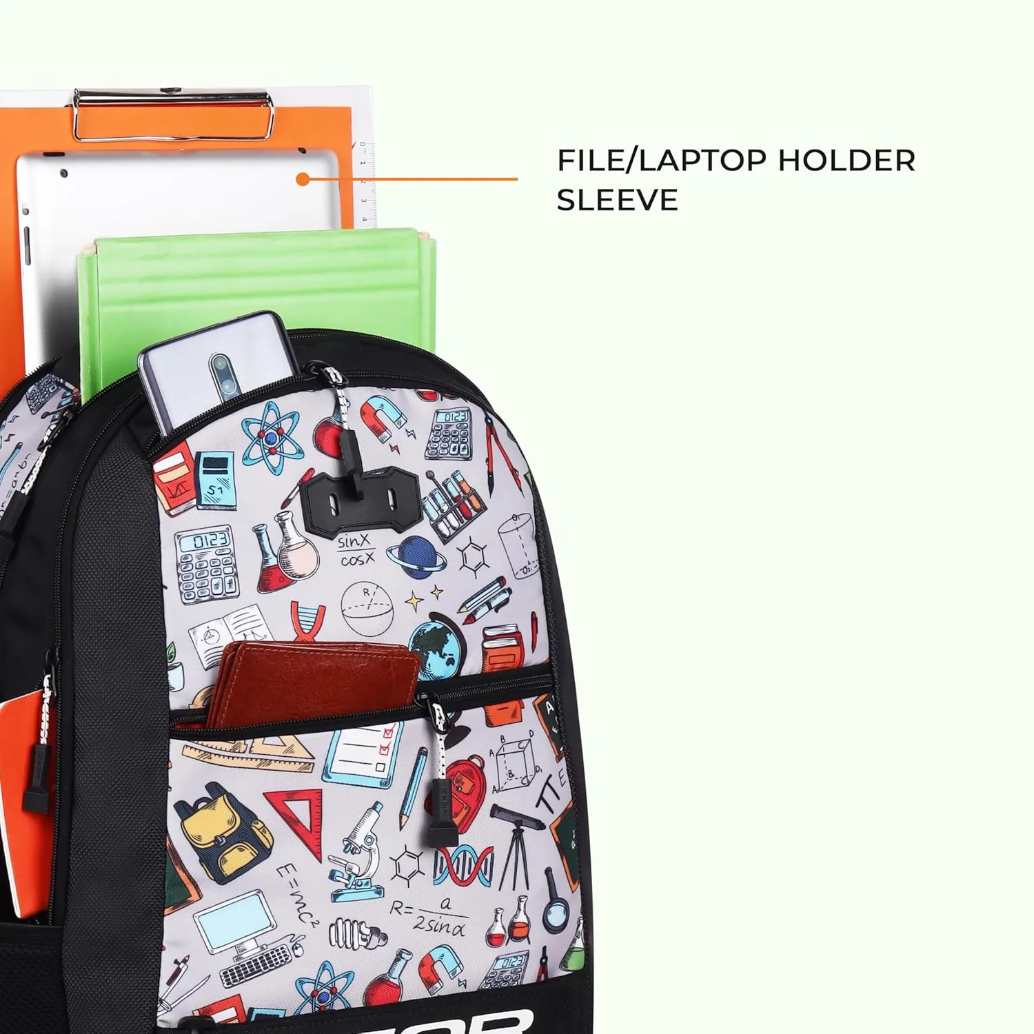 Invent Backpack 19″ Boys (Black) - Image 4