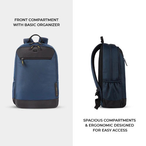 Gear Laconic 18"/24L Medium Water Resitant Laptop Backpack | Casual Backpack | Daypack | Travel Backpack | College Bag For Men/Women (Blue) - Image 5