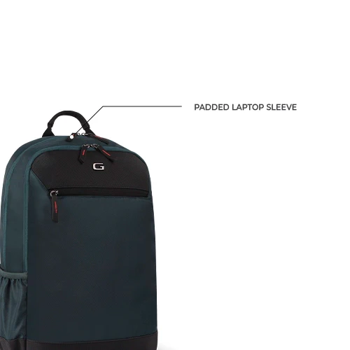 Gear Laconic 18"/24L Medium Water Resitant Laptop Backpack | Casual Backpack | Daypack | Travel Backpack | College Bag For Men/Women (Green) - Image 7