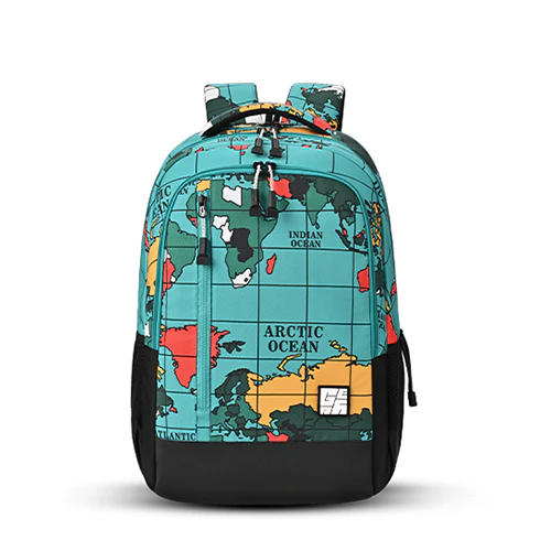 Grid Backpack 17 Inch (Blue-Black)