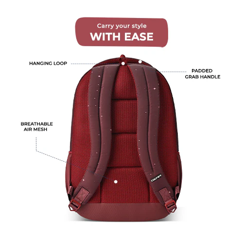 Fiction 2 Backpack 19 Inch (Maroon-Orange) - Image 6