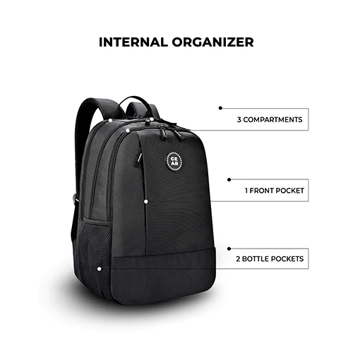 VENTURE BACKPACK 31L (BLACK-BLACK) - Image 4