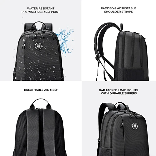 VENTURE BACKPACK 31L (BLACK-BLACK) - Image 6