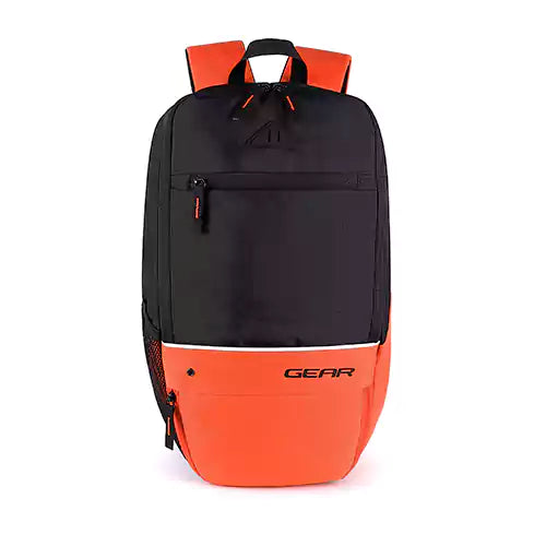 Superior XL 17L Backpack with Shoe Pocket (Black-Orange)