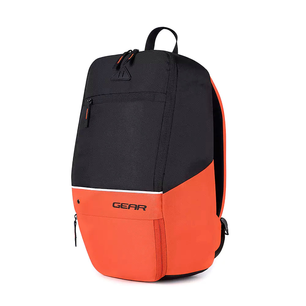 Superior XL 17L Backpack with Shoe Pocket (Black-Orange) - Image 4
