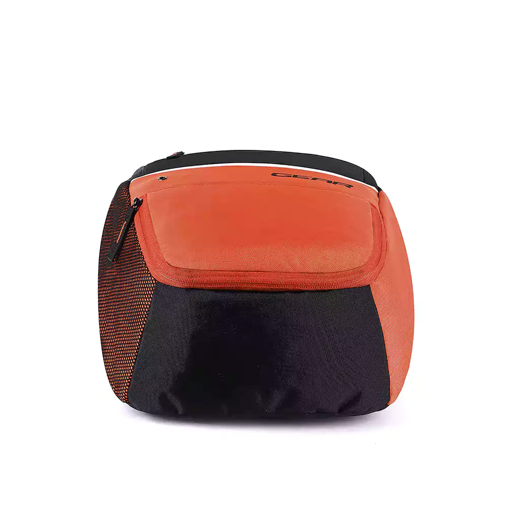 Superior XL 17L Backpack with Shoe Pocket (Black-Orange) - Image 9