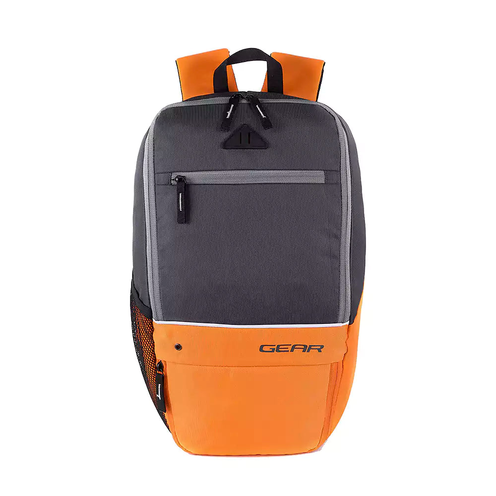Superior XL 17L Backpack with Shoe Pocket (Grey-Orange) - Image 12