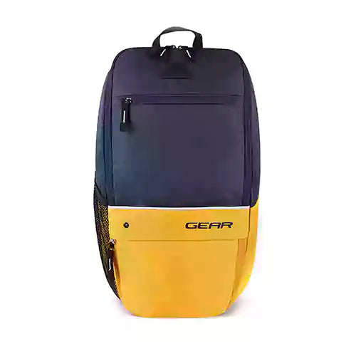 Superior XL 17L Backpack with Shoe Pocket (Navy-Yellow)