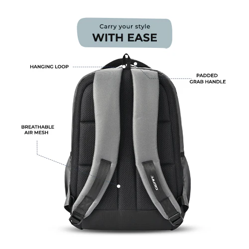 Tango Backpack 17 Inch (Grey-Mint) - Image 6