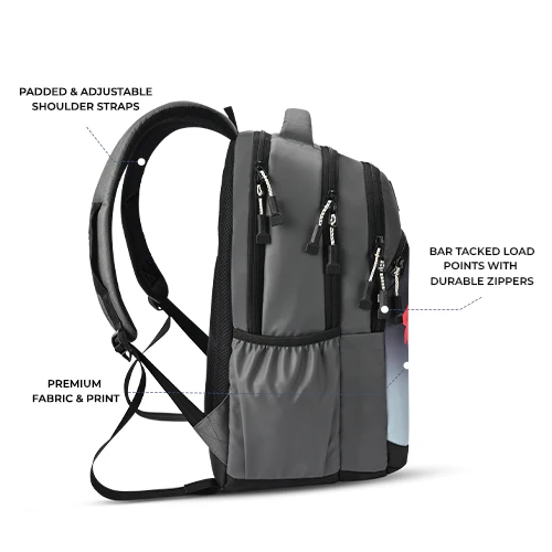 Tango Backpack 17 Inch (Grey-Mint) - Image 7