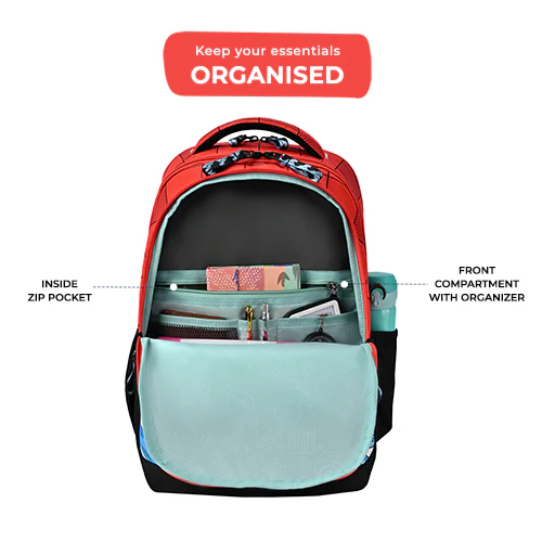 Shuffle Backpack 17 Inch (Red-Blue) - Image 3
