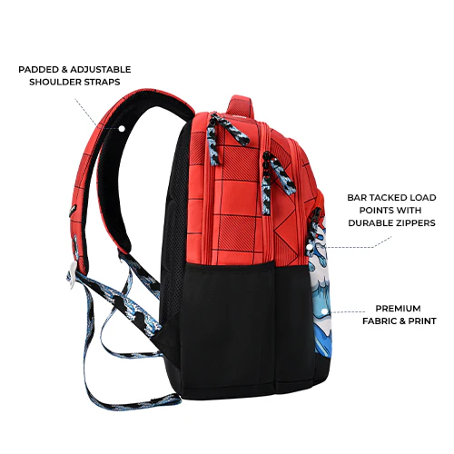 Shuffle Backpack 17 Inch (Red-Blue) - Image 6
