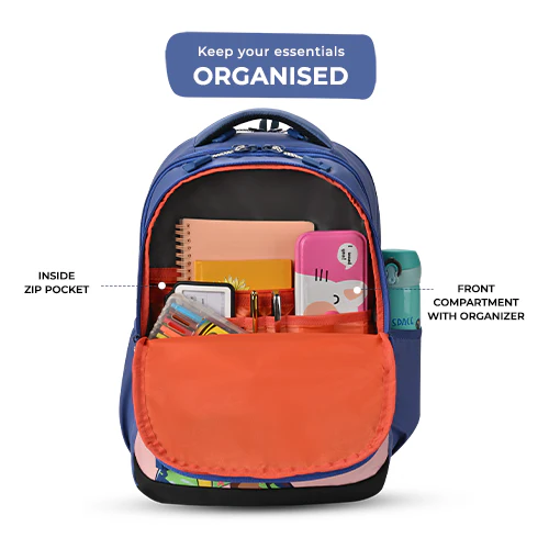 Tango Backpack 17 Inch (Blue-Orange) - Image 4