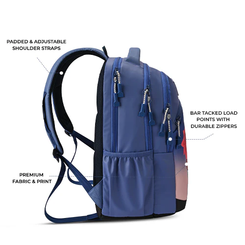 Tango Backpack 17 Inch (Blue-Orange) - Image 7