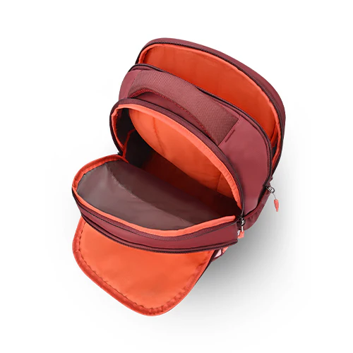 Tango Backpack 17 Inch (Maroon-Orange) - Image 5