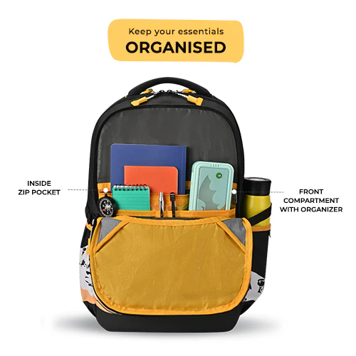 Terrain Backpack 19 Inch (Black-Yellow) - Image 3