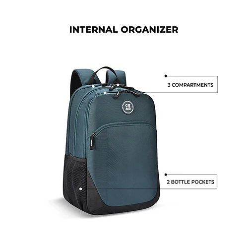 QUAD BACKPACK 33L (TEAL-BLACK) - Image 4