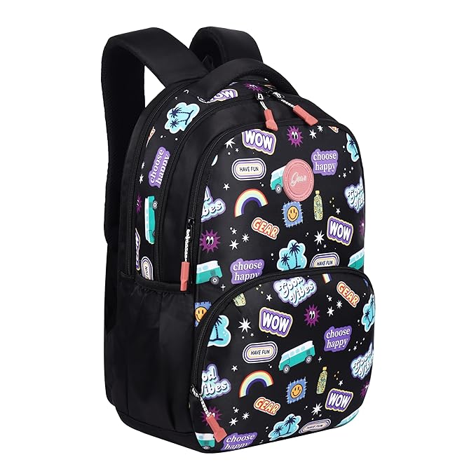 Wow Backpack 17″ Girls (Black) - Image 2